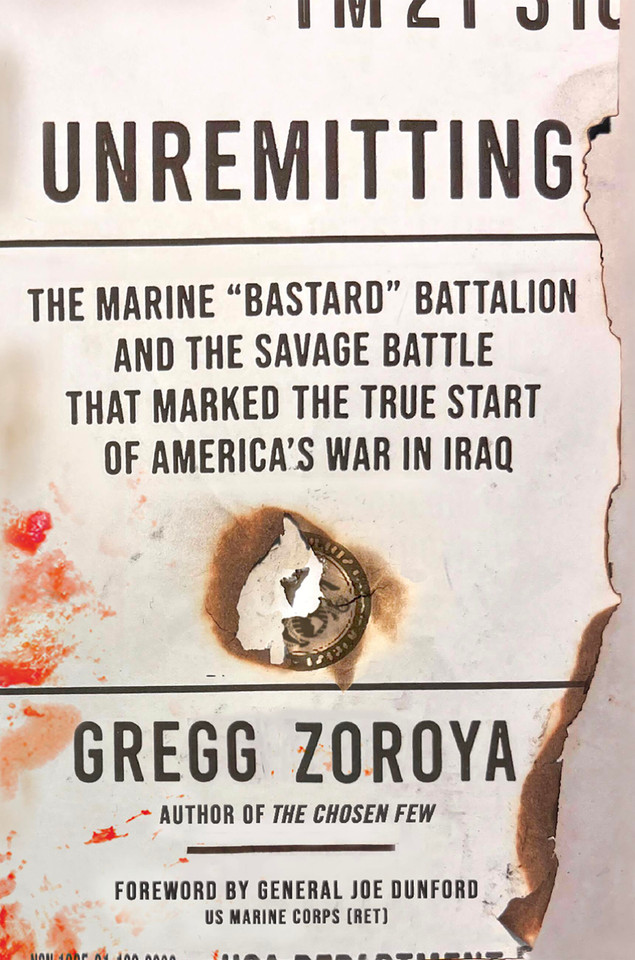 Unremitting: The Marine “Bastard” Battalion and the Savage Battle that Marked the True Start of America’s War in Iraq book cover by Gregg Zoroya