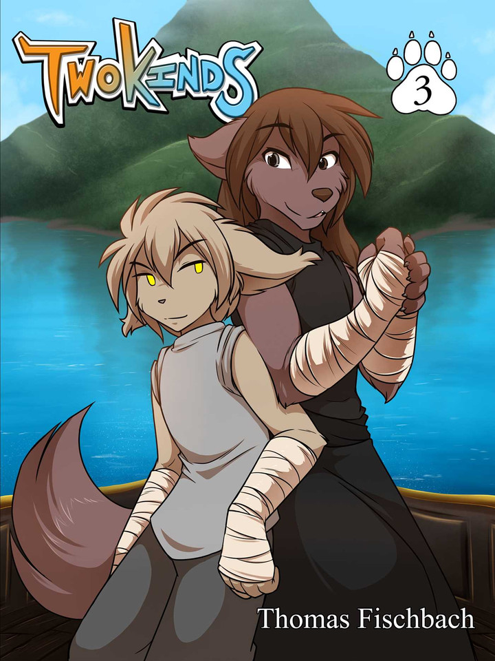 Twokinds Vol. 3 book cover by Thomas Fischbach