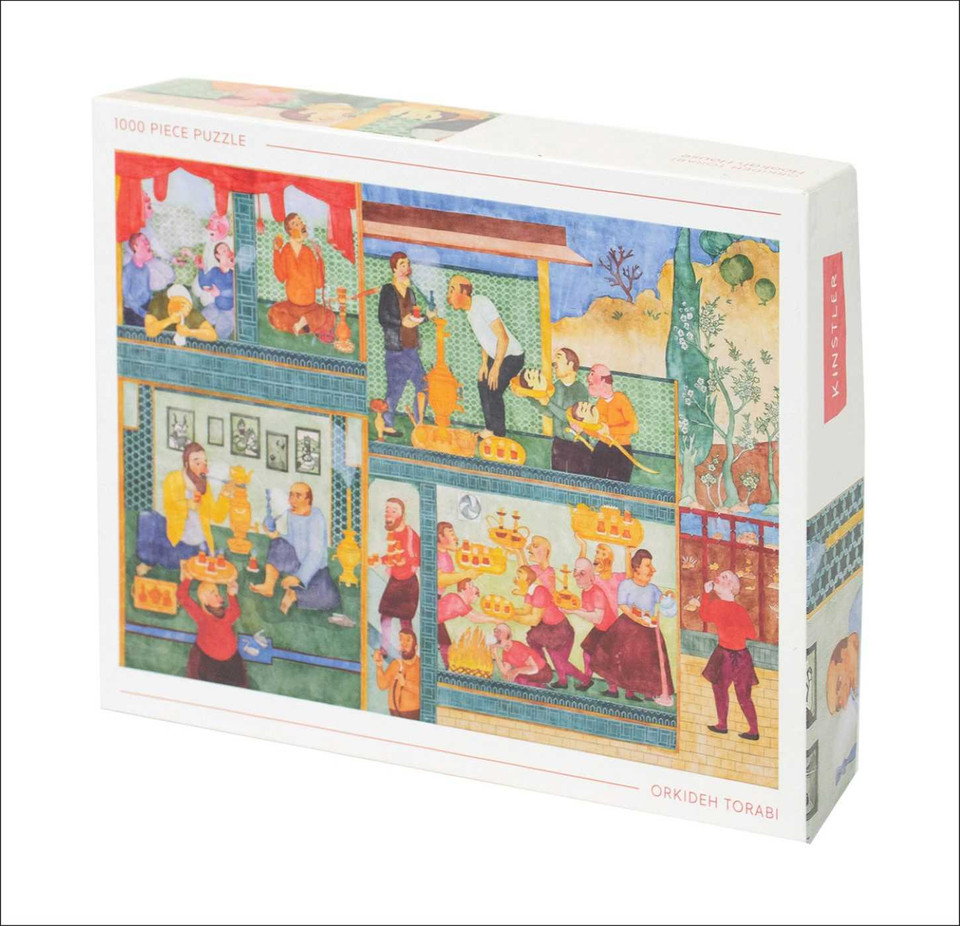 Hookah House: 1000 piece puzzle book cover by Orkideh Torabi