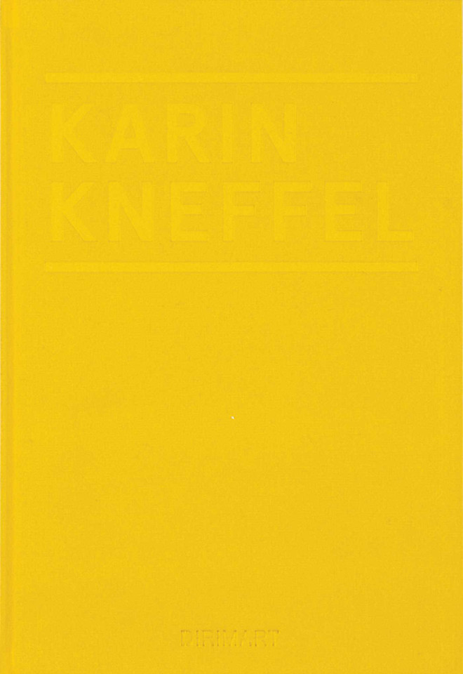 Karin Kneffel: Haymatlos book cover by Julia Voss