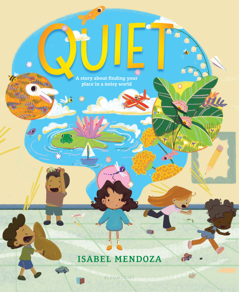 Quiet book cover by Isabel Mendoza