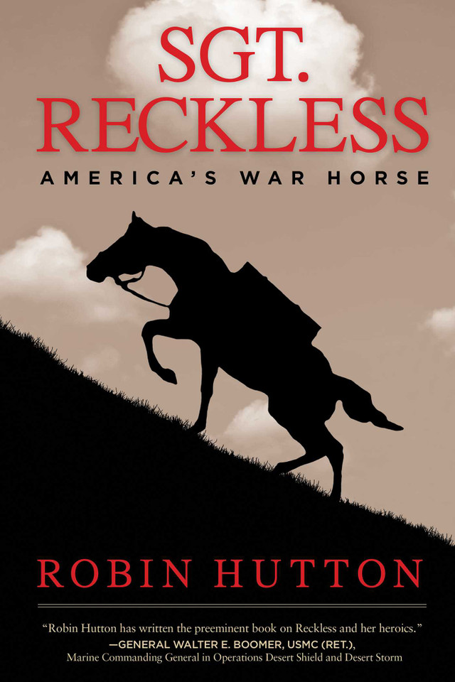 Sgt. Reckless: America's War Horse book cover by Robin Hutton
