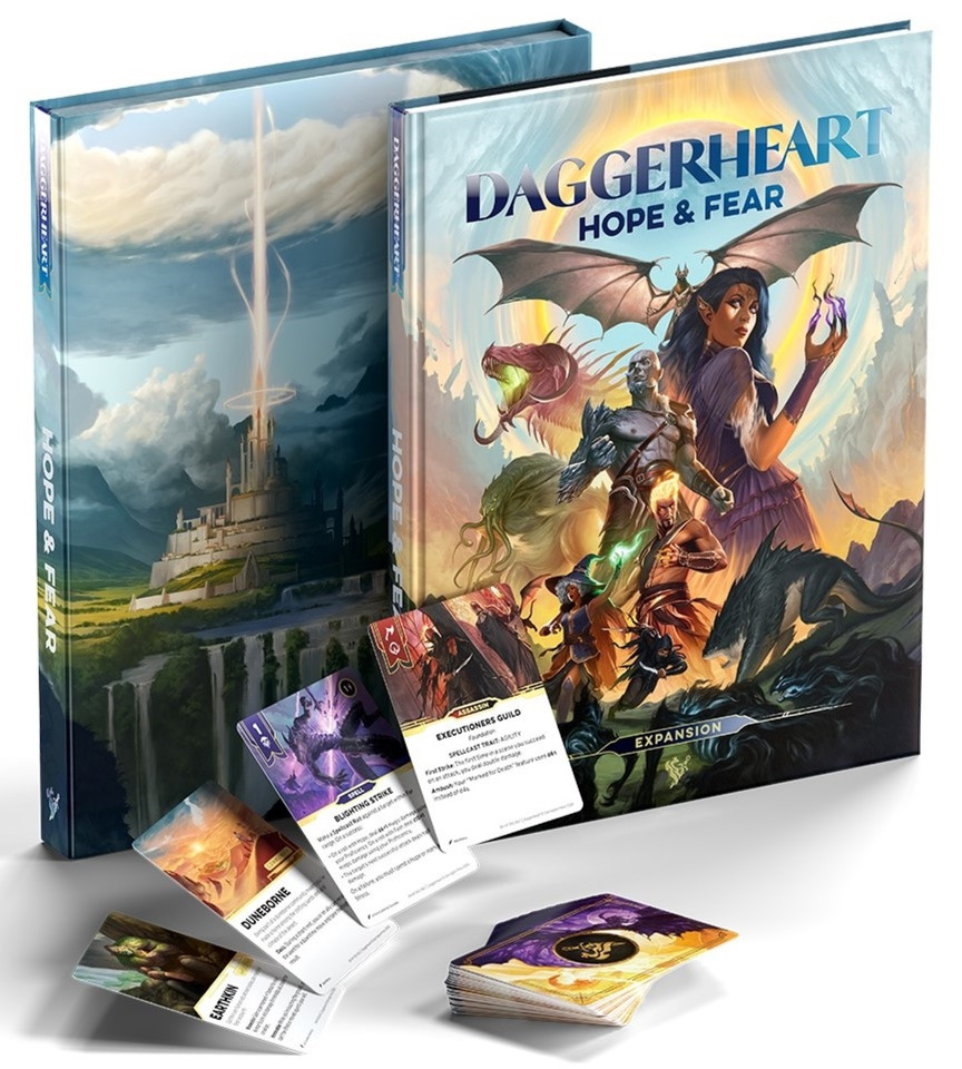 Daggerheart: Hope & Fear book cover by Spenser Starke, Rowan Hall, Rob Hebert