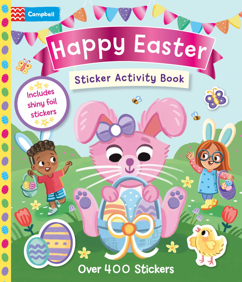 Happy Easter Sticker Activity Book book cover by Campbell Books