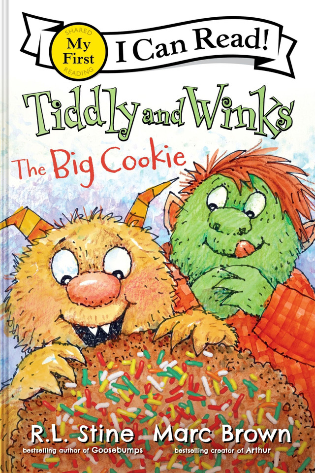 Tiddly and Winks: The Big Cookie (My First I Can Read) book cover by R.L. Stine
