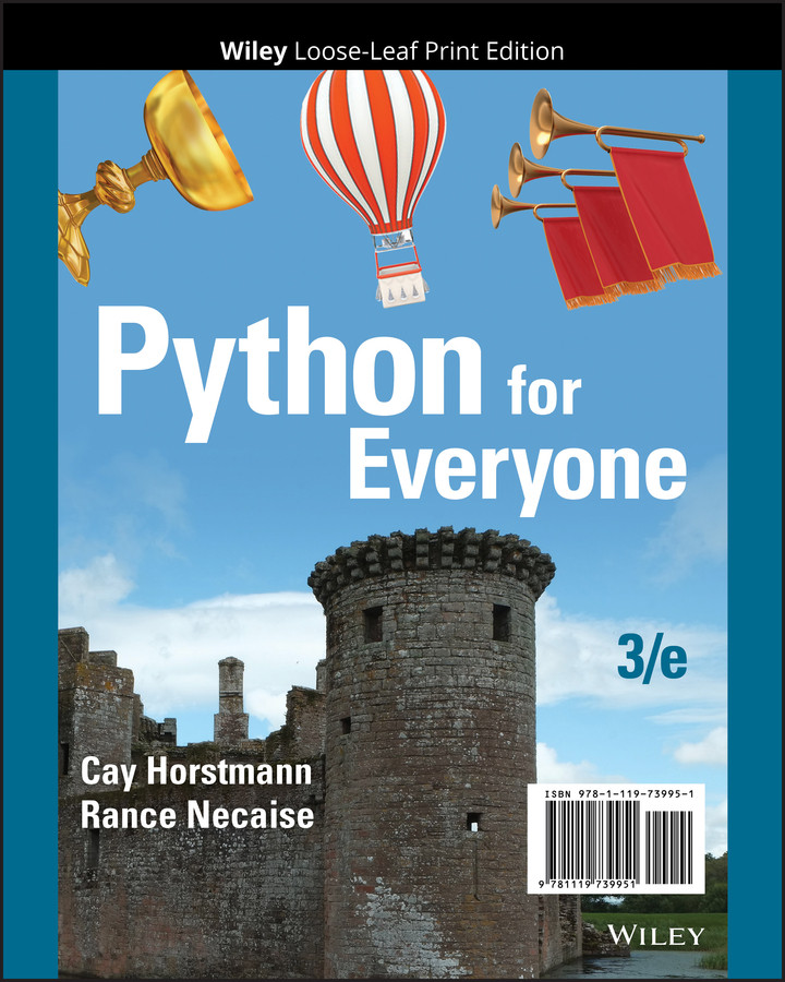 Python For Everyone book cover by Cay S. Horstmann, Rance D. Necaise