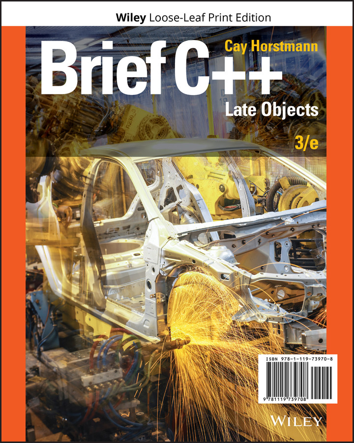 Brief C++: Late Objects book cover by Cay S. Horstmann
