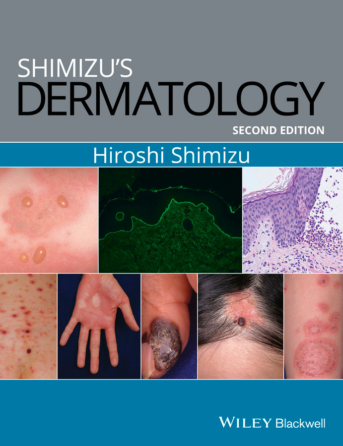 Shimizu's Dermatology book cover by Hiroshi Shimizu