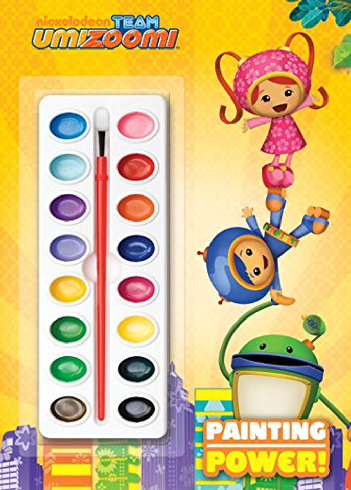 Painting Power! (Team Umizoomi) (Deluxe Paint Box Book) Cover Painting Power! (Team Umizoomi) (Deluxe Paint Box Book) Cover
