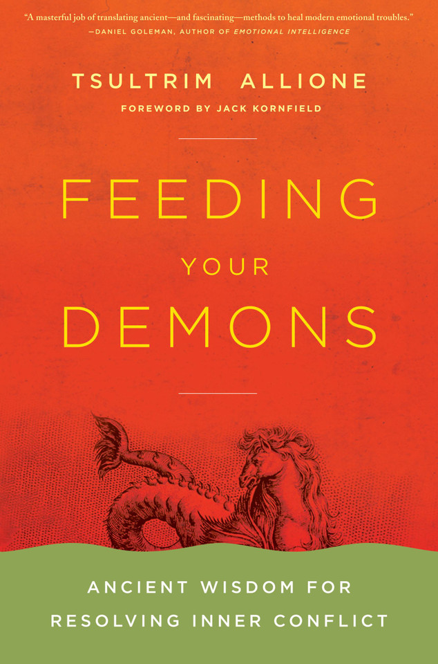 Feeding Your Demons: Ancient Wisdom for Resolving Inner Conflict book cover by Tsultrim Allione