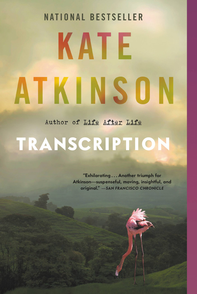 Transcription: A Novel book cover by Kate Atkinson