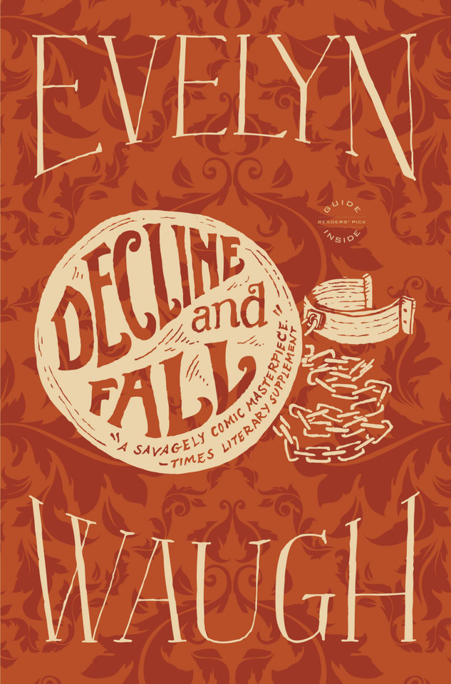 Decline and Fall book cover by Evelyn Waugh