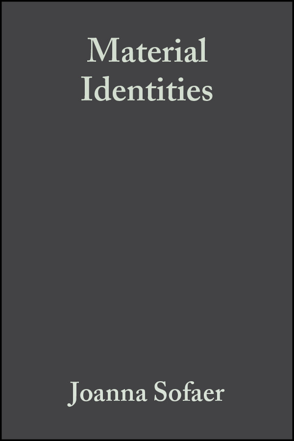 Material Identities (New Interventions in Art History) book cover by 