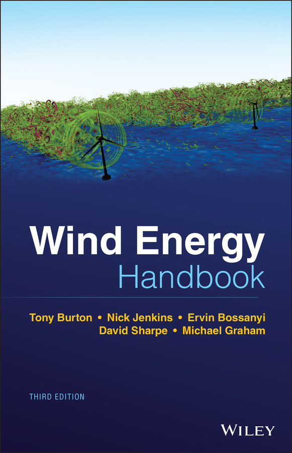 Wind Energy Handbook book cover by Tony L. Burton, Nick Jenkins, Ervin Bossanyi, David Sharpe, Michael Graham