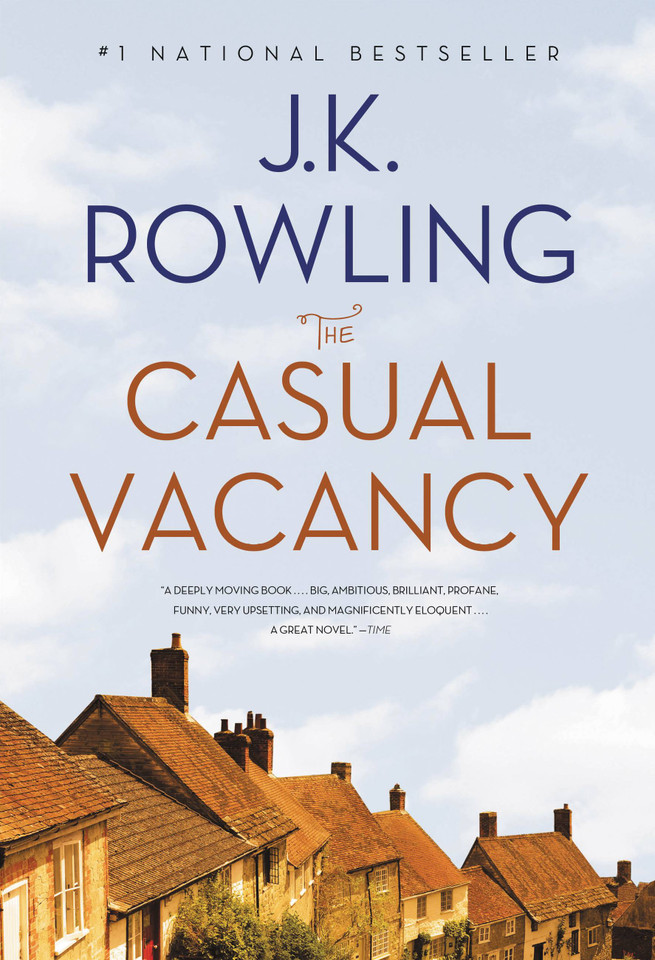 The Casual Vacancy book cover by J. K. Rowling