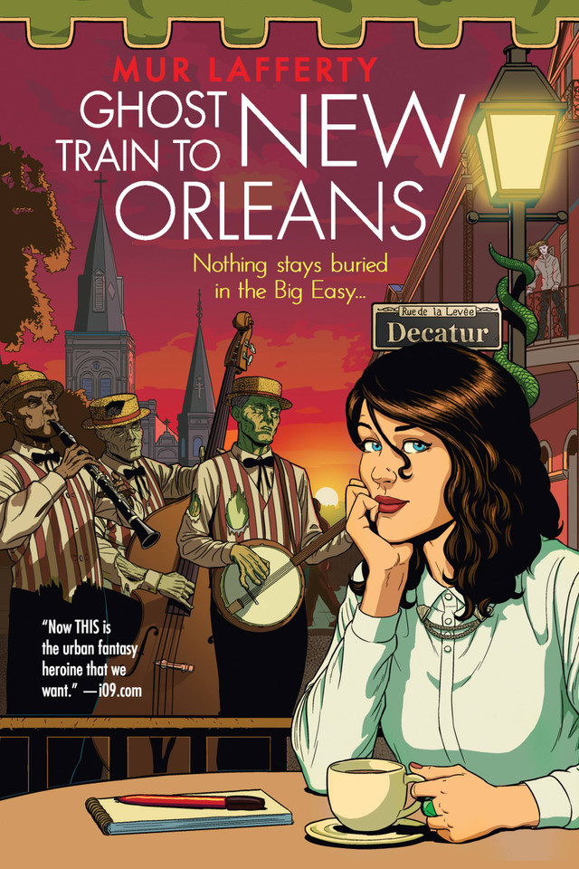 Ghost Train to New Orleans (The Shambling Guides #2) book cover by Mur Lafferty