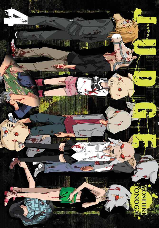 JUDGE, Vol. 4 (Judge #4) book cover by Yoshiki Tonogai