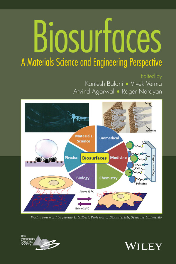 Biosurfaces: A Materials Science and Engineering Perspective book cover by Kantesh Balani, Vivek Verma, Arvind Agarwal, Roger Narayan