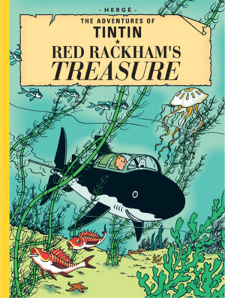 Red Rackham's Treasure: Collector's Giant  Facsimile Edition (The Adventures of Tintin: Original Classic) book cover by Hergé