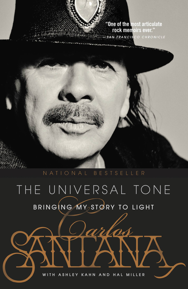 The Universal Tone: Bringing My Story to Light book cover by Carlos Santana