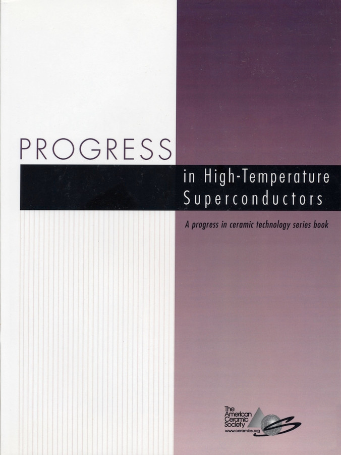 Progress in High-Temperature Superconductors book cover by ACerS (American Ceramics Society, The)