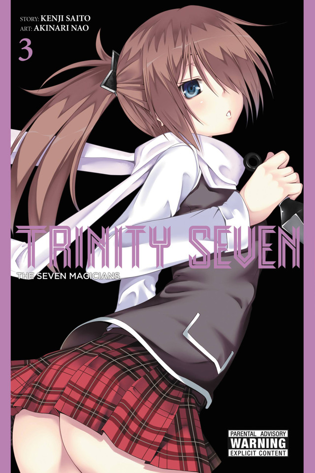 Trinity Seven, Vol. 3: The Seven Magicians (Trinity Seven #3) book cover by Kenji Saito