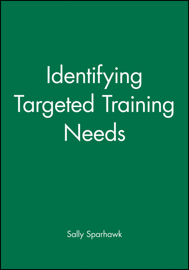 Identifying Targeted Training Needs book cover by Sally Sparhawk