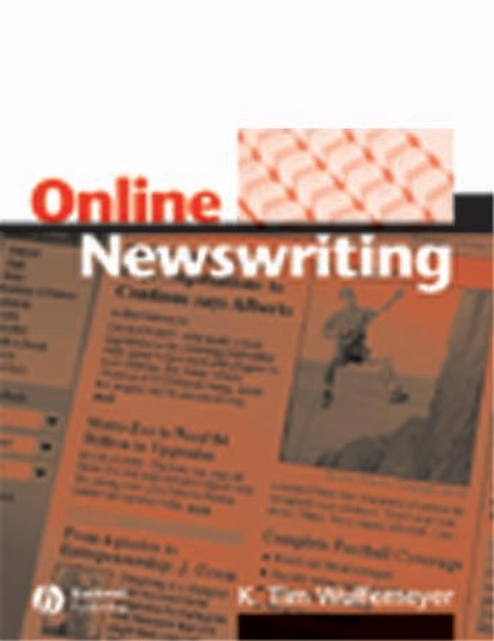 Online Newswriting book cover by K. Tim Wulfemeyer