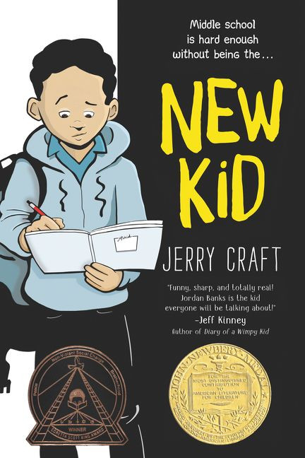 New Kid: A Graphic Novel book cover by Jerry Craft