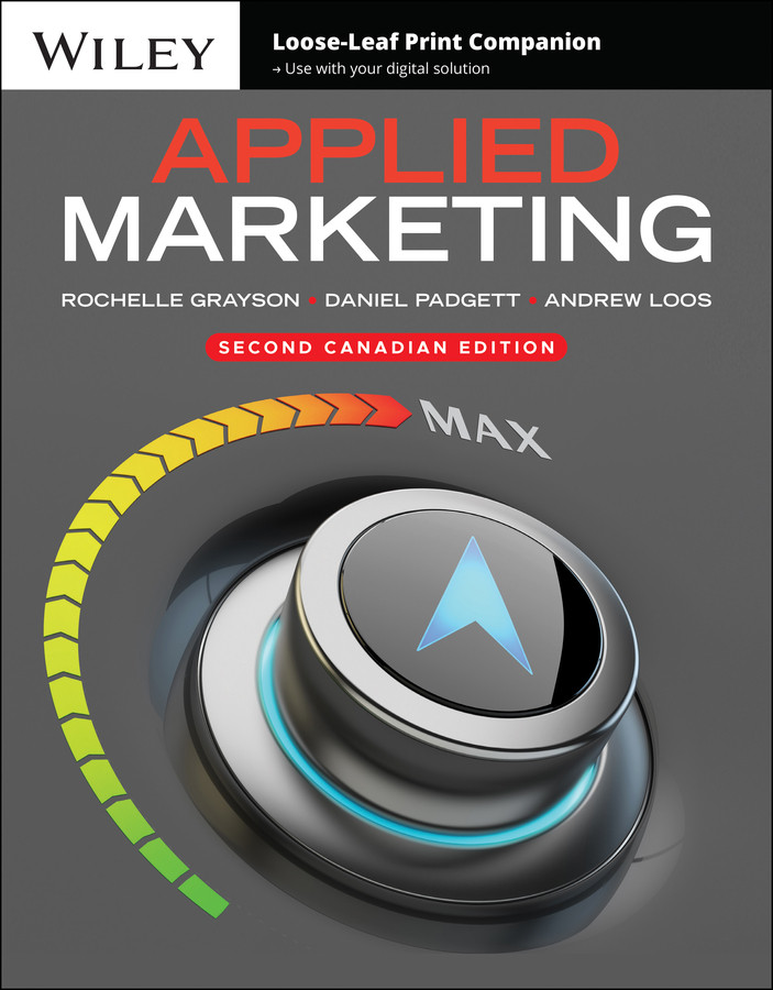 Applied Marketing book cover by Rochelle Grayson, Daniel Padgett, Andrew Loos