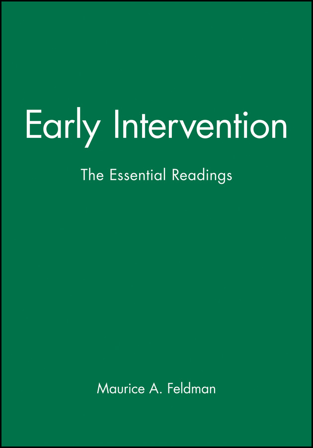 Early Intervention: The Essential Readings (Essential Readings in Developmental Psychology) book cover by 