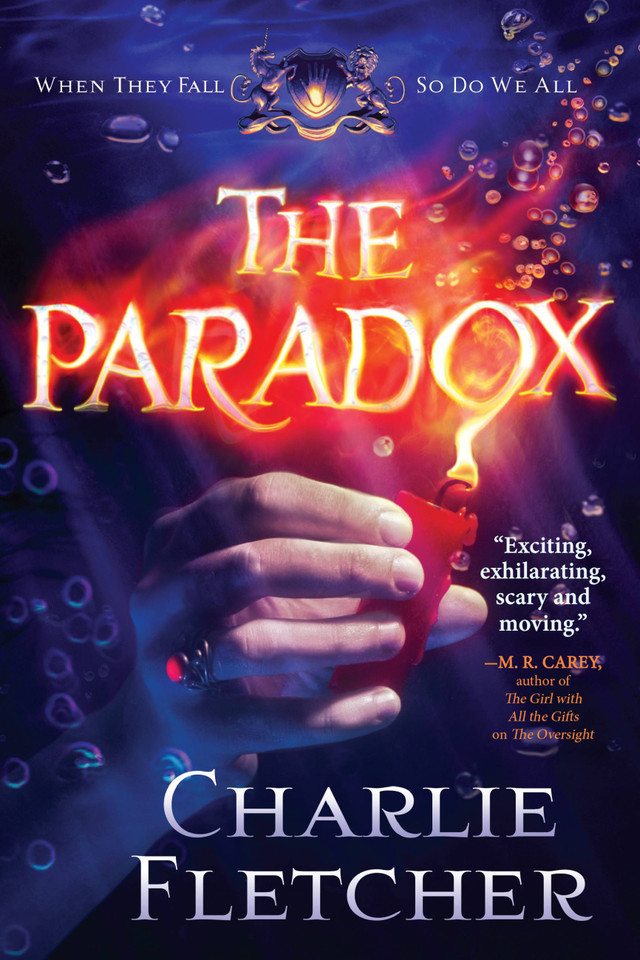 The Paradox (The Oversight #2) book cover by Charlie Fletcher