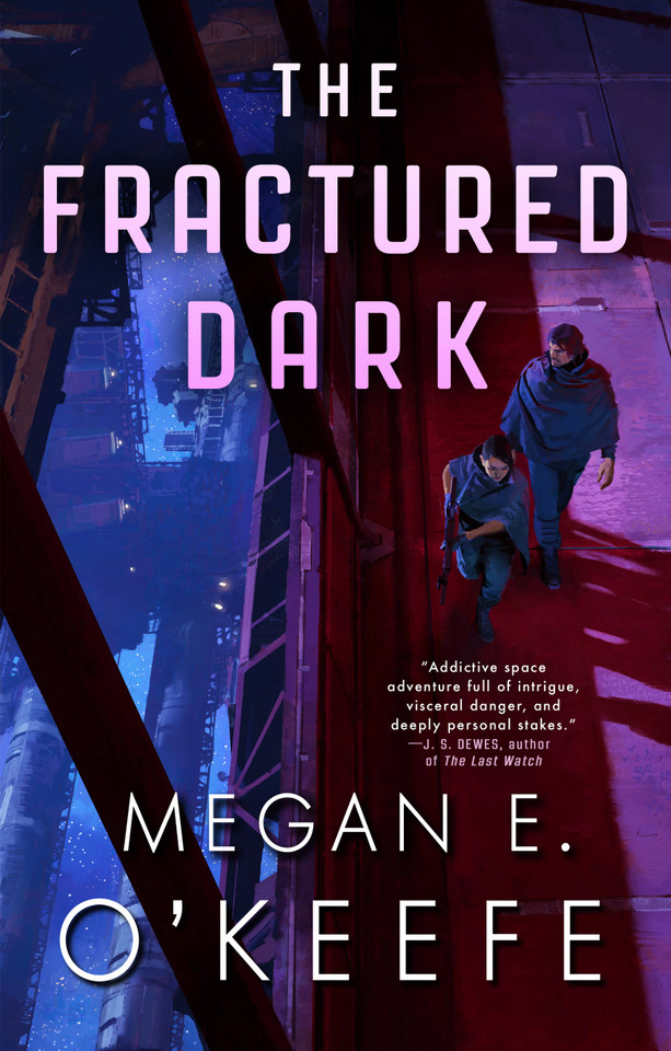 The Fractured Dark (The Devoured Worlds #2) book cover by Megan E. O'Keefe