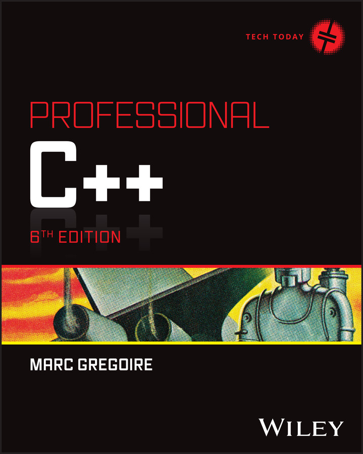 Professional C++ (Tech Today) book cover by Marc Gregoire