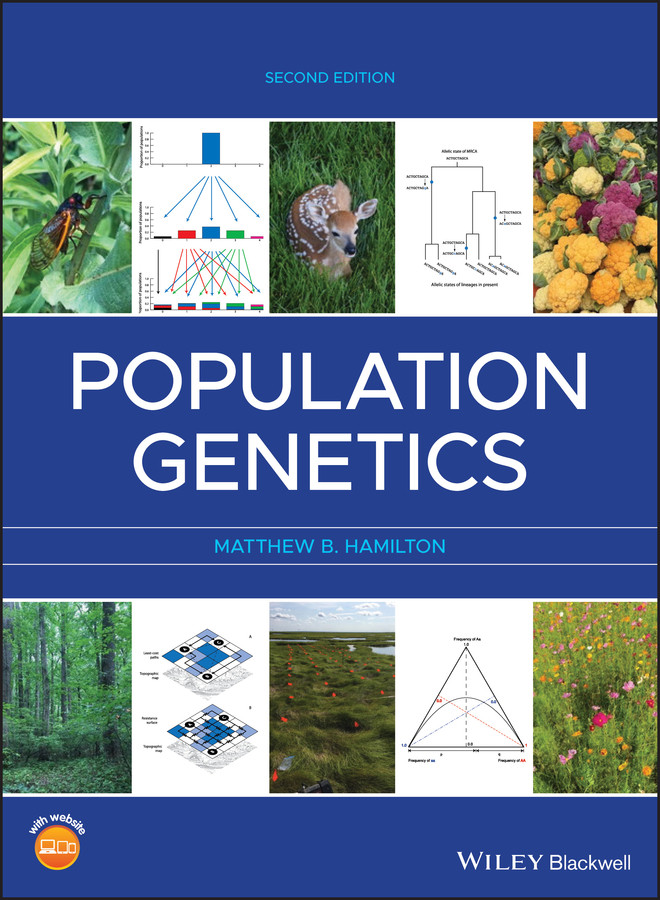 Population Genetics book cover by Matthew B. Hamilton