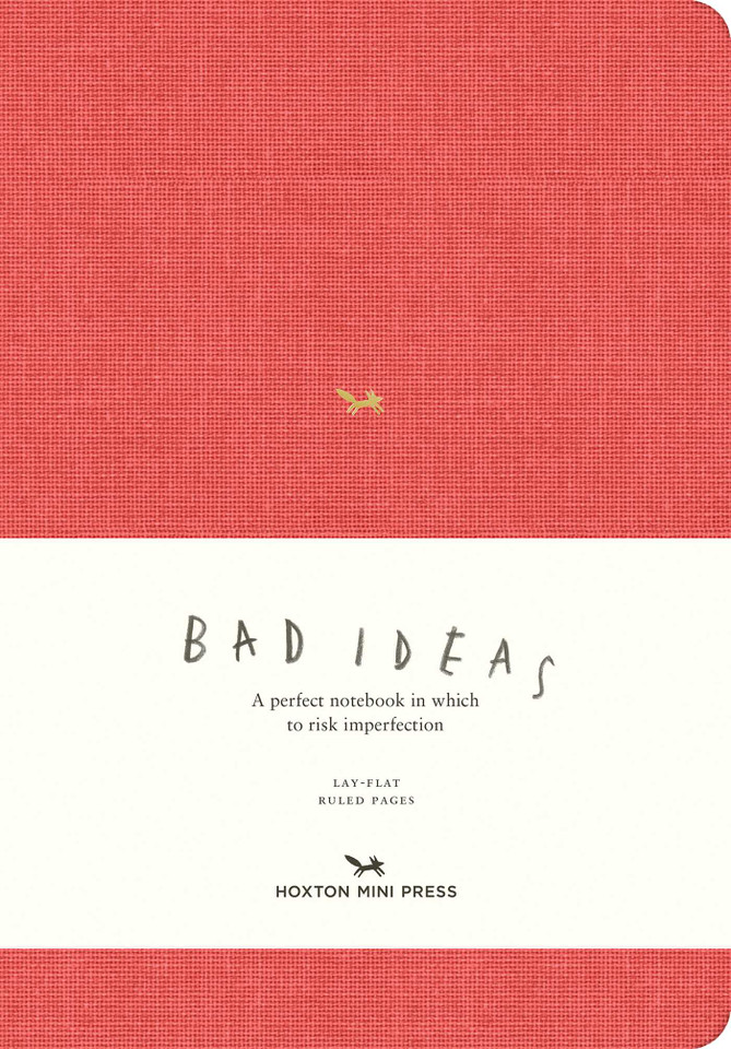 A Notebook for Bad Ideas (Large / Red / Lined): A perfect notebook in which to risk imperfection (A Notebook for Bad Ideas) book cover by 