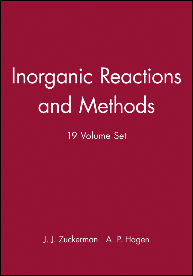 Inorganic Reactions and Methods, Set book cover by 