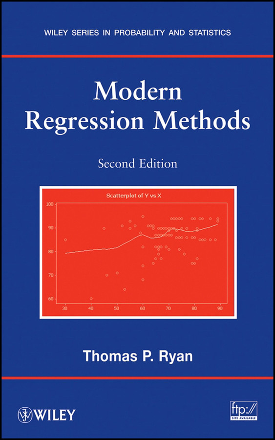 Modern Regression Methods (Wiley Series in Probability and Statistics) book cover by Thomas P. Ryan