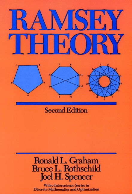 Ramsey Theory (Wiley Series in Discrete Mathematics and Optimization) book cover by Ronald L. Graham, Bruce L. Rothschild, Joel H. Spencer