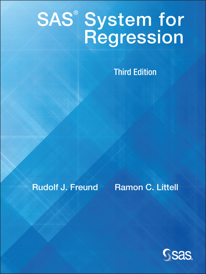SAS System for Regression book cover by Rudolf Freund, Ramon Littell