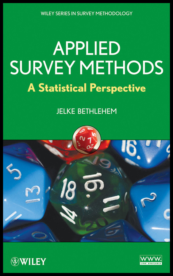 Applied Survey Methods: A Statistical Perspective (Wiley Series in Survey Methodology) book cover by Jelke Bethlehem