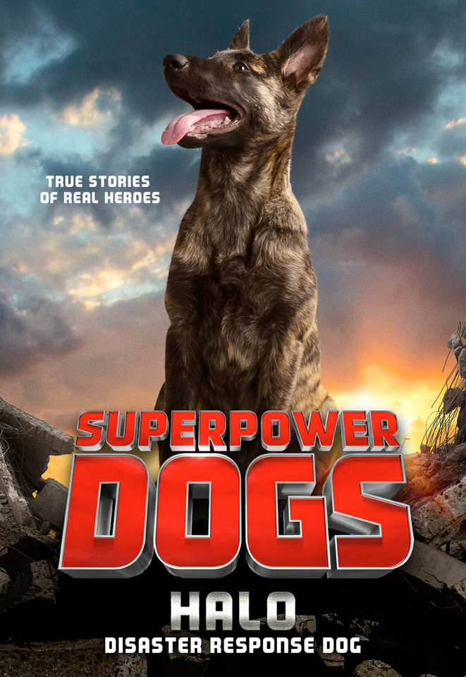 Superpower Dogs: Halo: Disaster Response Dog book cover by Cosmic