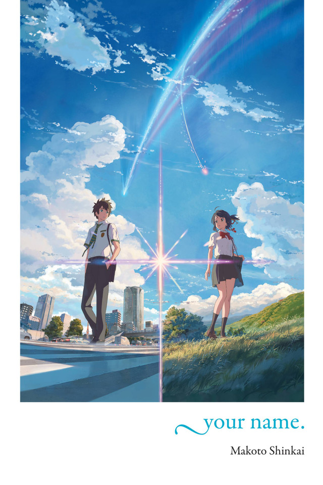 your name. book cover by Makoto Shinkai
