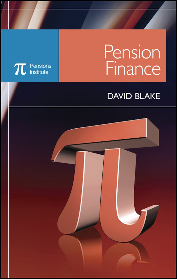 Pension Finance book cover by David Blake