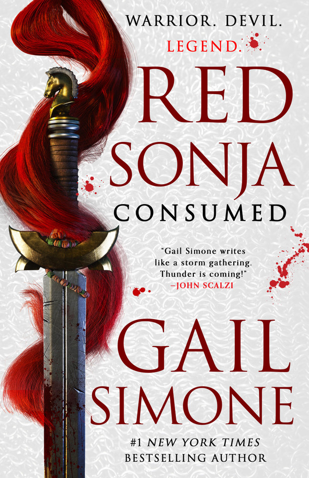 Red Sonja: Consumed book cover by Gail Simone