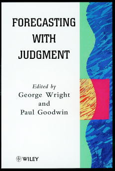 Forecasting with Judgment book cover by 