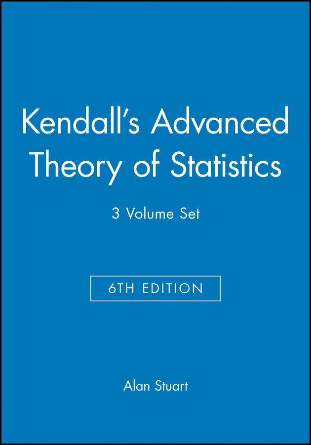 Kendall's Advanced Theory of Statistics, Set book cover by Alan Stuart