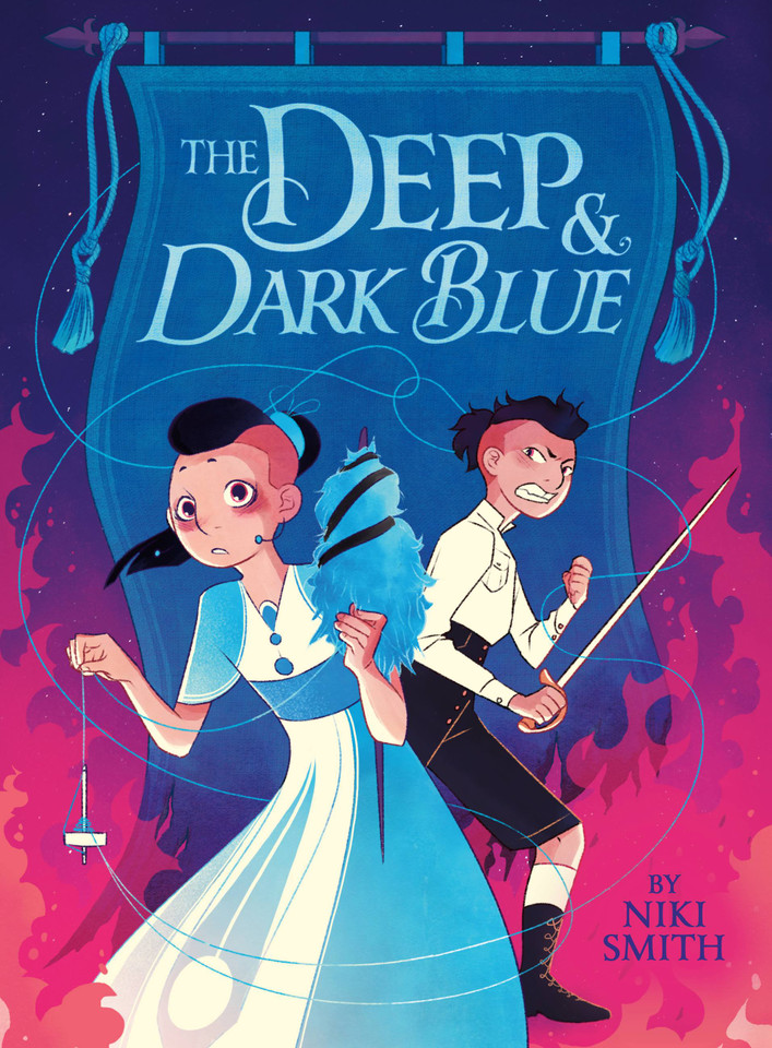The Deep & Dark Blue book cover by Niki Smith