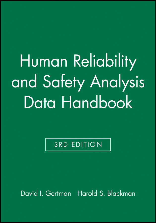 Human Reliability and Safety Analysis Data Handbook book cover by David I. Gertman, Harold S. Blackman