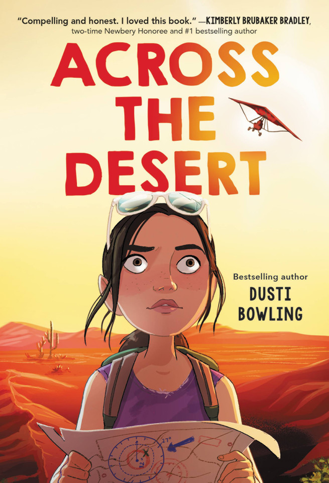 Across the Desert book cover by Dusti Bowling